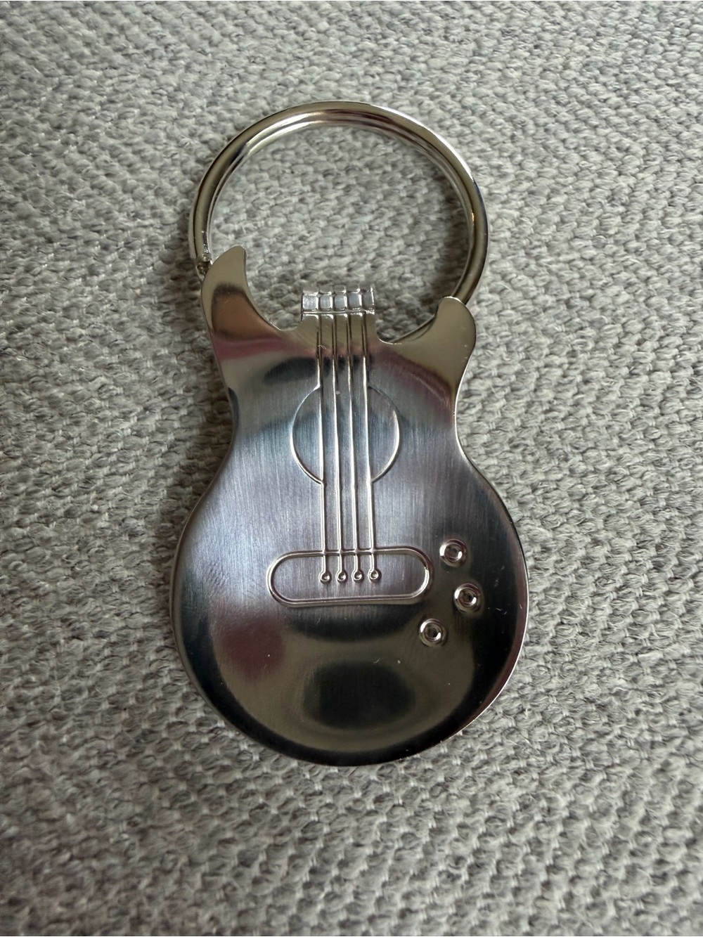 Guitar Spoon Keychain - Picture 3 of 5